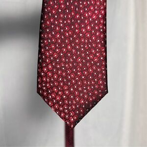 3/$20 💥 John Henry Red Floral Print Neck Tie NWT
